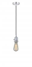  201CSW-PC - Bare Bulb - 1 Light - 3 inch - Polished Chrome - Cord hung - Mini Pendant