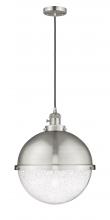  201CSW-SN-HFS-124-SN - Hampden - 1 Light - 13 inch - Brushed Satin Nickel - Cord hung - Pendant