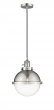  201CSW-SN-HFS-82-SN - Hampden - 1 Light - 9 inch - Brushed Satin Nickel - Cord hung - Mini Pendant