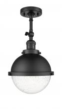  201F-BK-HFS-84-BK - Hampden - 1 Light - 9 inch - Matte Black - Semi-Flush Mount