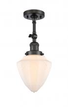  201F-OB-G661-7 - Bullet - 1 Light - 6 inch - Oil Rubbed Bronze - Semi-Flush Mount