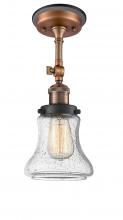  201FBP-ACBK-G194 - Bellmont - 1 Light - 6 inch - Antique Copper - Semi-Flush Mount