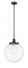  201S-OB-G202-14 - Beacon - 1 Light - 14 inch - Oil Rubbed Bronze - Stem Hung - Pendant