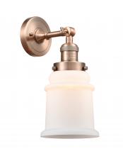  203-AC-G181-LED - Canton - 1 Light - 7 inch - Antique Copper - Sconce