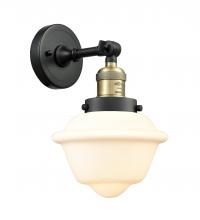  203-BAB-G531-LED - Oxford - 1 Light - 8 inch - Black Antique Brass - Sconce