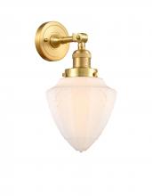  203-SG-G661-7 - Bullet - 1 Light - 7 inch - Satin Gold - Sconce