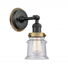  203BK-BPBB-HRBB-G184S - Canton - 1 Light - 5 inch - Matte Black - Sconce