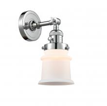  203SW-PC-G181S - Canton - 1 Light - 5 inch - Polished Chrome - Sconce