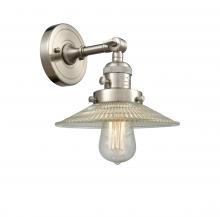  203SW-SN-G2 - Halophane - 1 Light - 9 inch - Brushed Satin Nickel - Sconce