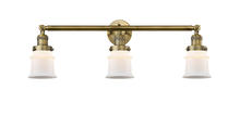  205-BB-G181S - Canton - 3 Light - 30 inch - Brushed Brass - Bath Vanity Light