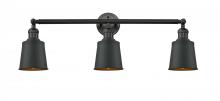  205-BK-M9-BK - Addison - 3 Light - 32 inch - Matte Black - Bath Vanity Light