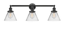  205-OB-G42 - Cone - 3 Light - 32 inch - Oil Rubbed Bronze - Bath Vanity Light