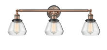  205BP-ACBK-G172 - Fulton - 3 Light - 30 inch - Antique Copper - Bath Vanity Light