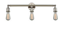  205-PN - Bare Bulb - 3 Light - 30 inch - Polished Nickel - Bath Vanity Light