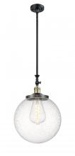  206-BAB-G204-14 - Beacon - 1 Light - 12 inch - Black Antique Brass - Stem Hung - Mini Pendant