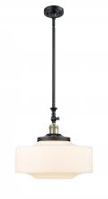  206-BAB-G691-16 - Bridgeton - 1 Light - 16 inch - Black Antique Brass - Stem Hung - Mini Pendant