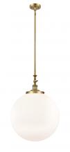  206-BB-G201-18 - Beacon - 1 Light - 12 inch - Brushed Brass - Stem Hung - Mini Pendant