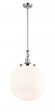  206-PC-G201-16 - Beacon - 1 Light - 12 inch - Polished Chrome - Stem Hung - Mini Pendant