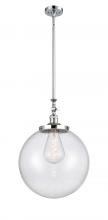  206-PC-G204-16 - Beacon - 1 Light - 12 inch - Polished Chrome - Stem Hung - Mini Pendant