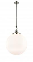  206-PN-G201-18 - Beacon - 1 Light - 12 inch - Polished Nickel - Stem Hung - Mini Pendant