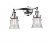  208-PC-G184S - Canton - 2 Light - 17 inch - Polished Chrome - Bath Vanity Light