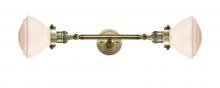  208L-AB-G321 - Olean - 2 Light - 7 inch - Antique Brass - Bath Vanity Light