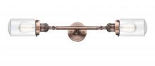  208L-AC-G312 - Dover - 2 Light - 5 inch - Antique Copper - Bath Vanity Light