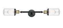  208L-BAB-G312 - Dover - 2 Light - 5 inch - Black Antique Brass - Bath Vanity Light