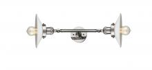  208L-PN-G1 - Halophane - 2 Light - 9 inch - Polished Nickel - Bath Vanity Light