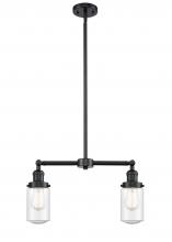  209-OB-G314 - Dover - 2 Light - 21 inch - Oil Rubbed Bronze - Stem Hung - Island Light