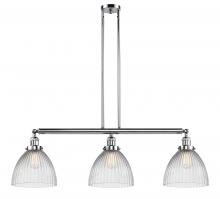  213-PC-G222 - Seneca Falls - 3 Light - 39 inch - Polished Chrome - Stem Hung - Island Light