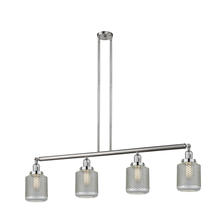  214-SN-G262 - Stanton - 4 Light - 51 inch - Brushed Satin Nickel - Stem Hung - Island Light