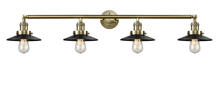  215-AB-M6 - Railroad - 4 Light - 44 inch - Antique Brass - Bath Vanity Light