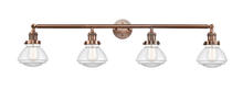  215-AC-G322 - Olean - 4 Light - 43 inch - Antique Copper - Bath Vanity Light