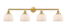  215-SG-G71 - Bell - 4 Light - 44 inch - Satin Gold - Bath Vanity Light