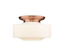  221-1F-AC-G691-16 - Bridgeton - 1 Light - 16 inch - Antique Copper - Flush Mount