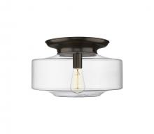  221-1F-OB-G692-16 - Bridgeton - 1 Light - 16 inch - Oil Rubbed Bronze - Flush Mount