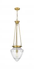  221-1P-SG-G664-12 - Beacon - 1 Light - 14 inch - Satin Gold - Chain Hung - Pendant