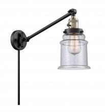  237-BAB-G184 - Canton - 1 Light - 8 inch - Black Antique Brass - Swing Arm