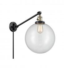  237-BAB-G202-12 - Beacon - 1 Light - 12 inch - Black Antique Brass - Swing Arm