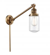  237-BB-G312 - Dover - 1 Light - 5 inch - Brushed Brass - Swing Arm