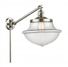  237-PN-G542 - Oxford - 1 Light - 12 inch - Polished Nickel - Swing Arm