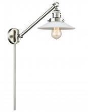  237-SN-G1 - Halophane - 1 Light - 9 inch - Brushed Satin Nickel - Swing Arm