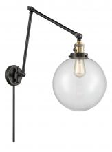  238-BAB-G202-10 - Beacon - 1 Light - 10 inch - Black Antique Brass - Swing Arm