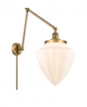  238-BB-G661-12 - Bullet - 1 Light - 12 inch - Brushed Brass - Swing Arm