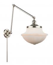  238-PN-G541 - Oxford - 1 Light - 12 inch - Polished Nickel - Swing Arm