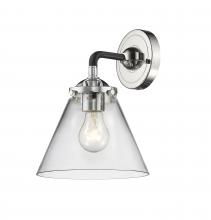  284-1W-BPN-G42-LED - Cone - 1 Light - 8 inch - Black Polished Nickel - Sconce