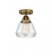  288-1C-BB-G172 - Fulton - 1 Light - 7 inch - Brushed Brass - Semi-Flush Mount