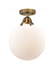  288-1C-BB-G201-10 - Beacon - 1 Light - 10 inch - Brushed Brass - Semi-Flush Mount