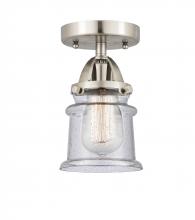  288-1C-SN-G184S - Canton - 1 Light - 5 inch - Brushed Satin Nickel - Semi-Flush Mount